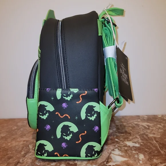 NWT Loungefly The Nightmare Before Christmas Oogie Boogie Metallic Mini Backpack - Picture 8 of 9